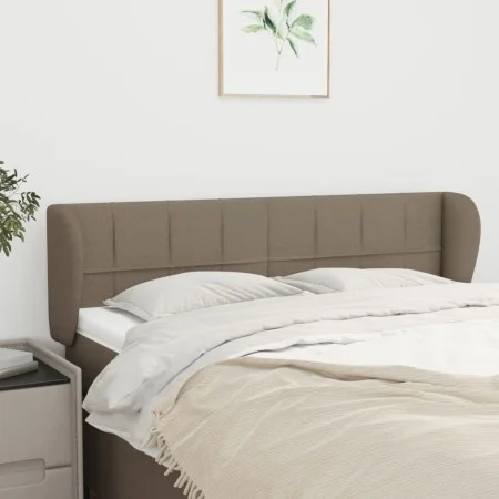 Taupe gray fabric headboard 147x23x78/88 cm by vidaXL, Headboards and footboards - Ref: Foro24-3117146, Price: 60,73 €, Disco...