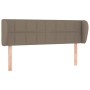 Kopfteil aus taupegrauem Stoff, 147 x 23 x 78/88 cm von vidaXL, Kopf- und Fußteile - Ref: Foro24-3117146, Preis: 58,56 €, Rab...
