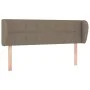 Taupe gray fabric headboard 147x23x78/88 cm by vidaXL, Headboards and footboards - Ref: Foro24-3117146, Price: 60,73 €, Disco...