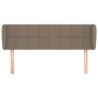 Cabecero de tela gris taupe 147x23x78/88 cm de vidaXL, Cabeceros y pies de cama - Ref: Foro24-3117146, Precio: 58,37 €, Descu...