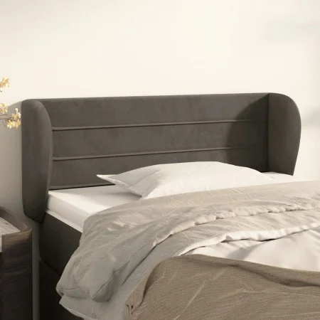 Dunkelgraues Samtkopfteil 83x23x78/88 cm von vidaXL, Kopf- und Fußteile - Ref: Foro24-3117315, Preis: 43,74 €, Rabatt: %