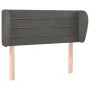 Dunkelgraues Samtkopfteil 83x23x78/88 cm von vidaXL, Kopf- und Fußteile - Ref: Foro24-3117315, Preis: 43,74 €, Rabatt: %