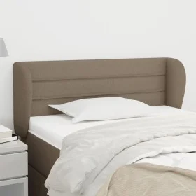 Taupe gray fabric headboard 93x23x78/88 cm by vidaXL, Headboards and footboards - Ref: Foro24-3117270, Price: 48,24 €, Discou...