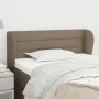 Taupe gray fabric headboard 93x23x78/88 cm by vidaXL, Headboards and footboards - Ref: Foro24-3117270, Price: 48,24 €, Discou...