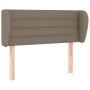 Kopfteil aus taupegrauem Stoff, 93 x 23 x 78/88 cm von vidaXL, Kopf- und Fußteile - Ref: Foro24-3117270, Preis: 49,10 €, Raba...