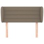 Cabecero de tela gris taupe 93x23x78/88 cm de vidaXL, Cabeceros y pies de cama - Ref: Foro24-3117270, Precio: 48,91 €, Descue...