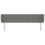 Kopfteil aus dunkelgrauem Stoff, 163 x 23 x 78/88 cm von vidaXL, Kopf- und Fußteile - Ref: Foro24-3117151, Preis: 81,38 €, Ra...