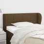 Kopfteil aus dunkelbraunem Stoff, 83 x 23 x 78/88 cm von vidaXL, Kopf- und Fußteile - Ref: Foro24-3117121, Preis: 51,03 €, Ra...