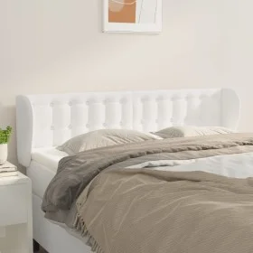 White synthetic leather headboard 147x23x78/88 cm by vidaXL, Headboards and footboards - Ref: Foro24-3117235, Price: 80,25 €,...