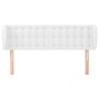 Kopfteil aus weißem Kunstleder, 147 x 23 x 78/88 cm von vidaXL, Kopf- und Fußteile - Ref: Foro24-3117235, Preis: 81,71 €, Rab...