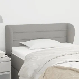 Light gray fabric headboard 103x23x78/88 cm by vidaXL, Headboards and footboards - Ref: Foro24-3117274, Price: 47,12 €, Disco...