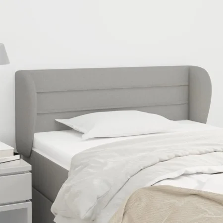 Kopfteil aus hellgrauem Stoff, 103 x 23 x 78/88 cm von vidaXL, Kopf- und Fußteile - Ref: Foro24-3117274, Preis: 48,09 €, Raba...