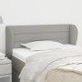 Cabecero de tela gris claro 103x23x78/88 cm de vidaXL, Cabeceros y pies de cama - Ref: Foro24-3117274, Precio: 45,74 €, Descu...