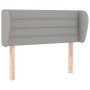 Kopfteil aus hellgrauem Stoff, 103 x 23 x 78/88 cm von vidaXL, Kopf- und Fußteile - Ref: Foro24-3117274, Preis: 47,82 €, Raba...