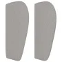 Light gray fabric headboard 203x23x78/88 cm by vidaXL, Headboards and footboards - Ref: Foro24-3117026, Price: 64,28 €, Disco...