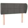 Dunkelgraues Samtkopfteil 83x23x78/88 cm von vidaXL, Kopf- und Fußteile - Ref: Foro24-3117175, Preis: 46,62 €, Rabatt: %