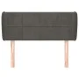 Cabecero de terciopelo gris oscuro 83x23x78/88 cm de vidaXL, Cabeceros y pies de cama - Ref: Foro24-3117175, Precio: 48,29 €,...