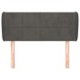 Dunkelgraues Samtkopfteil 83x23x78/88 cm von vidaXL, Kopf- und Fußteile - Ref: Foro24-3117175, Preis: 46,62 €, Rabatt: %