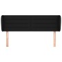 Cabecero de tela negro 147x23x78/88 cm de vidaXL, Cabeceros y pies de cama - Ref: Foro24-3117284, Precio: 77,68 €, Descuento: %
