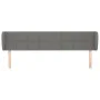 Kopfteil aus dunkelgrauem Stoff, 203 x 23 x 78/88 cm von vidaXL, Kopf- und Fußteile - Ref: Foro24-3117167, Preis: 79,07 €, Ra...