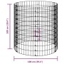Compostador de jardín acero galvanizado Ø100x100 cm de vidaXL, Compostadores - Ref: Foro24-3115944, Precio: 74,95 €, Descuent...