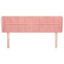 Rosa Samtkopfteil 147x23x78/88 cm von vidaXL, Kopf- und Fußteile - Ref: Foro24-3117197, Preis: 63,72 €, Rabatt: %