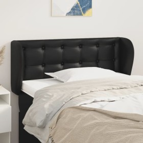 Kopfteil aus schwarzem Kunstleder, 93 x 23 x 78/88 cm von vidaXL, Kopf- und Fußteile - Ref: Foro24-3117222, Preis: 44,53 €, R...