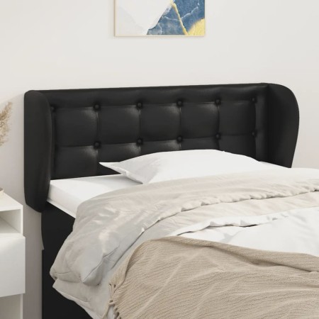 Kopfteil aus schwarzem Kunstleder, 93 x 23 x 78/88 cm von vidaXL, Kopf- und Fußteile - Ref: Foro24-3117222, Preis: 44,53 €, R...