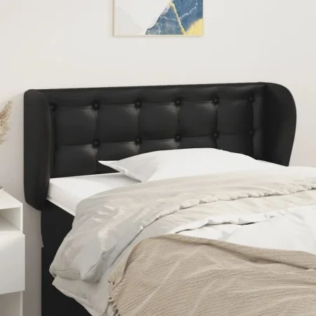 Kopfteil aus schwarzem Kunstleder, 93 x 23 x 78/88 cm von vidaXL, Kopf- und Fußteile - Ref: Foro24-3117222, Preis: 45,67 €, R...