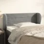 Cabecero de terciopelo gris claro 83x23x78/88 cm de vidaXL, Cabeceros y pies de cama - Ref: Foro24-3117314, Precio: 48,19 €, ...