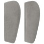 Hellgraues Samtkopfteil 83x23x78/88 cm von vidaXL, Kopf- und Fußteile - Ref: Foro24-3117314, Preis: 49,28 €, Rabatt: %
