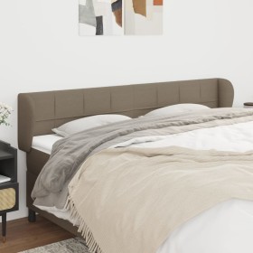 Kopfteil aus taupegrauem Stoff, 183 x 23 x 78/88 cm von vidaXL, Kopf- und Fußteile - Ref: Foro24-3117162, Preis: 66,97 €, Rab...