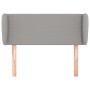 Light gray fabric headboard 83x23x78/88 cm by vidaXL, Headboards and footboards - Ref: Foro24-3116978, Price: 43,87 €, Discou...