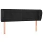Black velvet headboard 147x23x78/88 cm by vidaXL, Headboards and footboards - Ref: Foro24-3117334, Price: 54,21 €, Discount: %