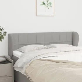 Light gray fabric headboard 147x23x78/88 cm by vidaXL, Headboards and footboards - Ref: Foro24-3117142, Price: 86,94 €, Disco...