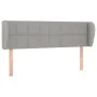Light gray fabric headboard 147x23x78/88 cm by vidaXL, Headboards and footboards - Ref: Foro24-3117142, Price: 78,02 €, Disco...
