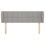 Kopfteil aus hellgrauem Stoff, 147 x 23 x 78/88 cm von vidaXL, Kopf- und Fußteile - Ref: Foro24-3117142, Preis: 80,67 €, Raba...