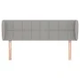 Kopfteil aus hellgrauem Stoff, 147 x 23 x 78/88 cm von vidaXL, Kopf- und Fußteile - Ref: Foro24-3117142, Preis: 78,02 €, Raba...
