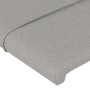 Kopfteil aus hellgrauem Stoff, 147 x 23 x 78/88 cm von vidaXL, Kopf- und Fußteile - Ref: Foro24-3117142, Preis: 80,67 €, Raba...