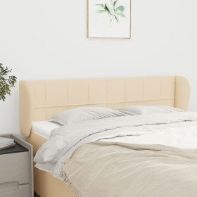 Kopfteil aus cremefarbenem Stoff, 147 x 23 x 78/88 cm von vidaXL, Kopf- und Fußteile - Ref: Foro24-3117147, Preis: 68,90 €, R...