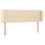 Cabecero de tela color crema 147x23x78/88 cm de vidaXL, Cabeceros y pies de cama - Ref: Foro24-3117147, Precio: 67,29 €, Desc...