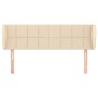Kopfteil aus cremefarbenem Stoff, 147 x 23 x 78/88 cm von vidaXL, Kopf- und Fußteile - Ref: Foro24-3117147, Preis: 68,90 €, R...