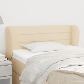 Kopfteil aus cremefarbenem Stoff, 93 x 23 x 78/88 cm von vidaXL, Kopf- und Fußteile - Ref: Foro24-3117271, Preis: 65,01 €, Ra...