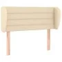 Kopfteil aus cremefarbenem Stoff, 93 x 23 x 78/88 cm von vidaXL, Kopf- und Fußteile - Ref: Foro24-3117271, Preis: 63,69 €, Ra...