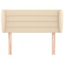 Cabecero de tela color crema 93x23x78/88 cm de vidaXL, Cabeceros y pies de cama - Ref: Foro24-3117271, Precio: 61,12 €, Descu...