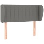 Kopfteil aus dunkelgrauem Stoff, 93 x 23 x 78/88 cm von vidaXL, Kopf- und Fußteile - Ref: Foro24-3117365, Preis: 57,86 €, Rab...