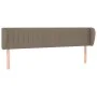 Taupe gray fabric headboard 183x23x78/88 cm by vidaXL, Headboards and footboards - Ref: Foro24-3117400, Price: 70,87 €, Disco...
