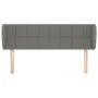 Dark gray fabric headboard 147x23x78/88 cm by vidaXL, Headboards and footboards - Ref: Foro24-3117143, Price: 79,09 €, Discou...