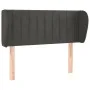 Dark gray velvet headboard 103x23x78/88 cm by vidaXL, Headboards and footboards - Ref: Foro24-3117425, Price: 52,61 €, Discou...