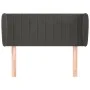 Dark gray velvet headboard 103x23x78/88 cm by vidaXL, Headboards and footboards - Ref: Foro24-3117425, Price: 52,61 €, Discou...